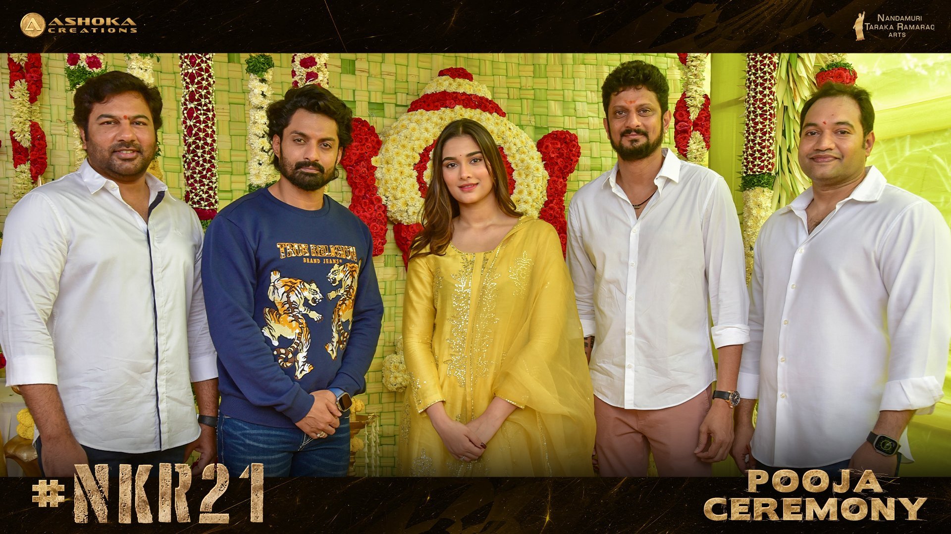 NKR21: Nandamuri Kalyan Ram's New Project Takes Off with Star-Studded Launch