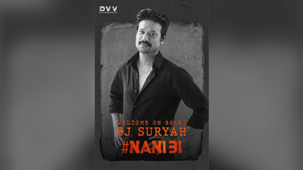 Anticipation Builds as SJ Suryah Takes On Antagonist Role in 'Nani 31'