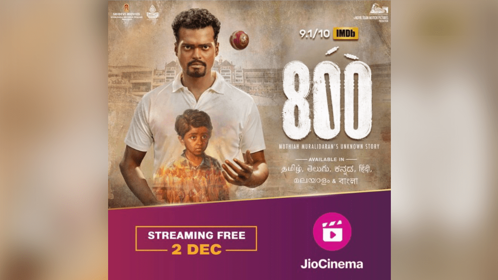 800: Muttiah Muralitharan's Journey Hits Digital Screens Soon