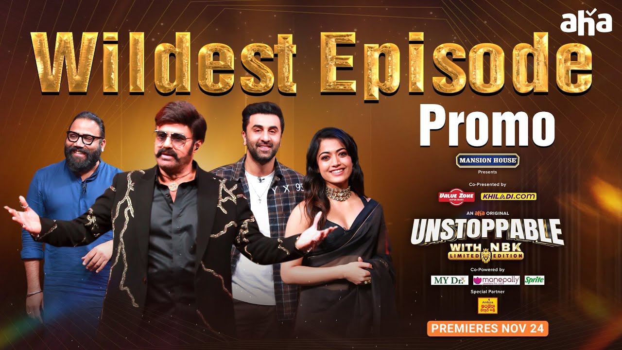 Animal Unleashed: Ranbir Kapoor and Balakrishna's Epic Encounter on Unstoppable Show