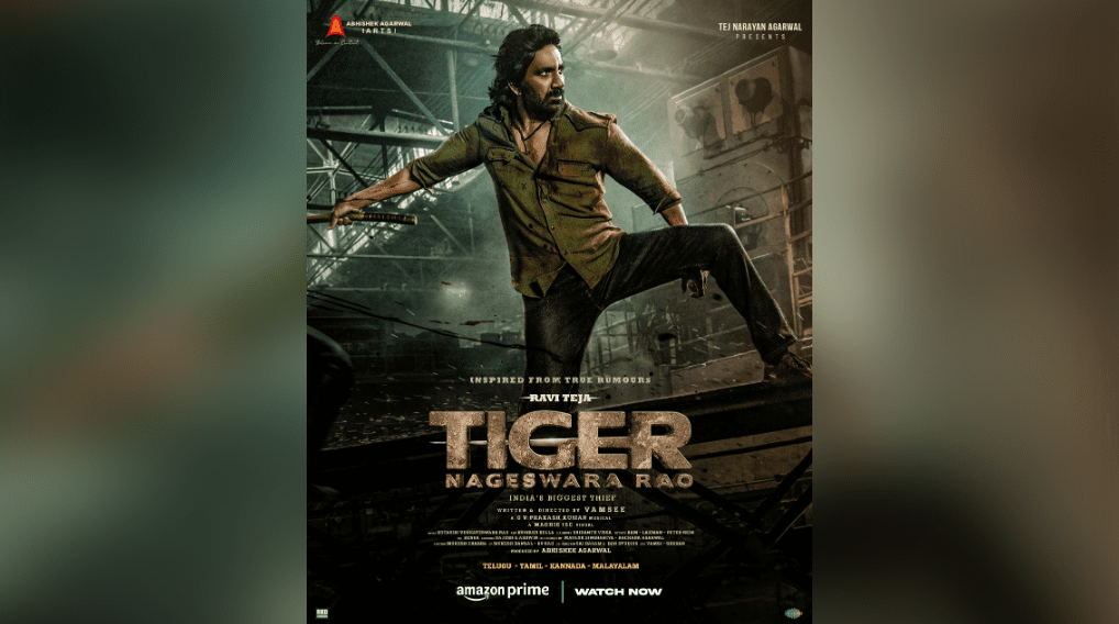 Ravi Teja's 'Tiger Nageswara Rao' Dominates Amazon Prime Video