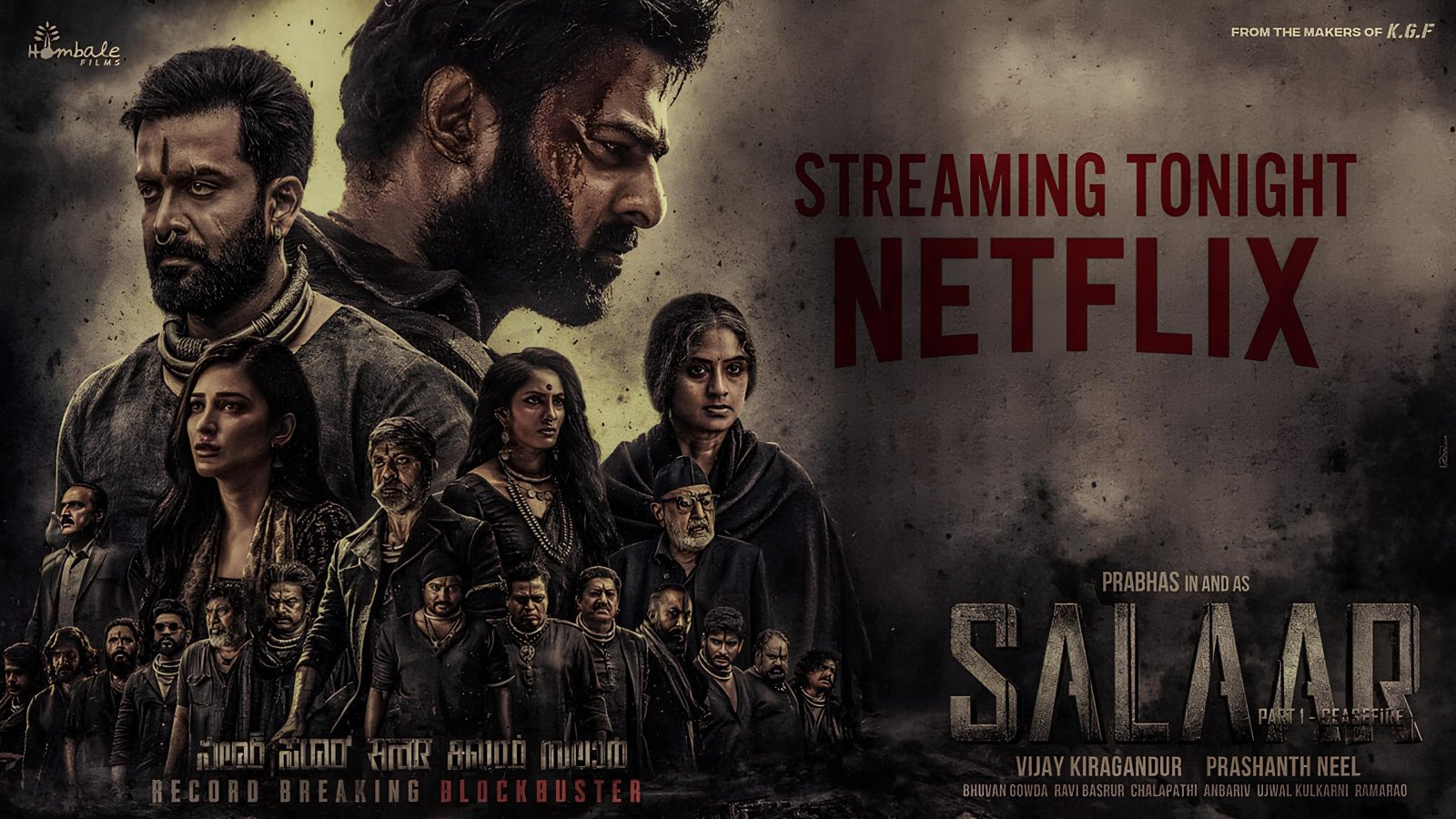 Exciting Update: Prabhas's Salaar Confirms Its OTT Release Date!