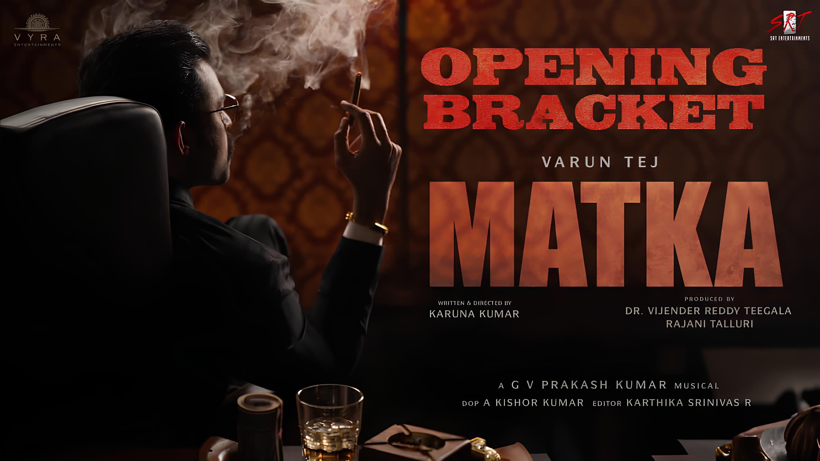 Check out the exciting sneak peek into Varun Tej's Matka!