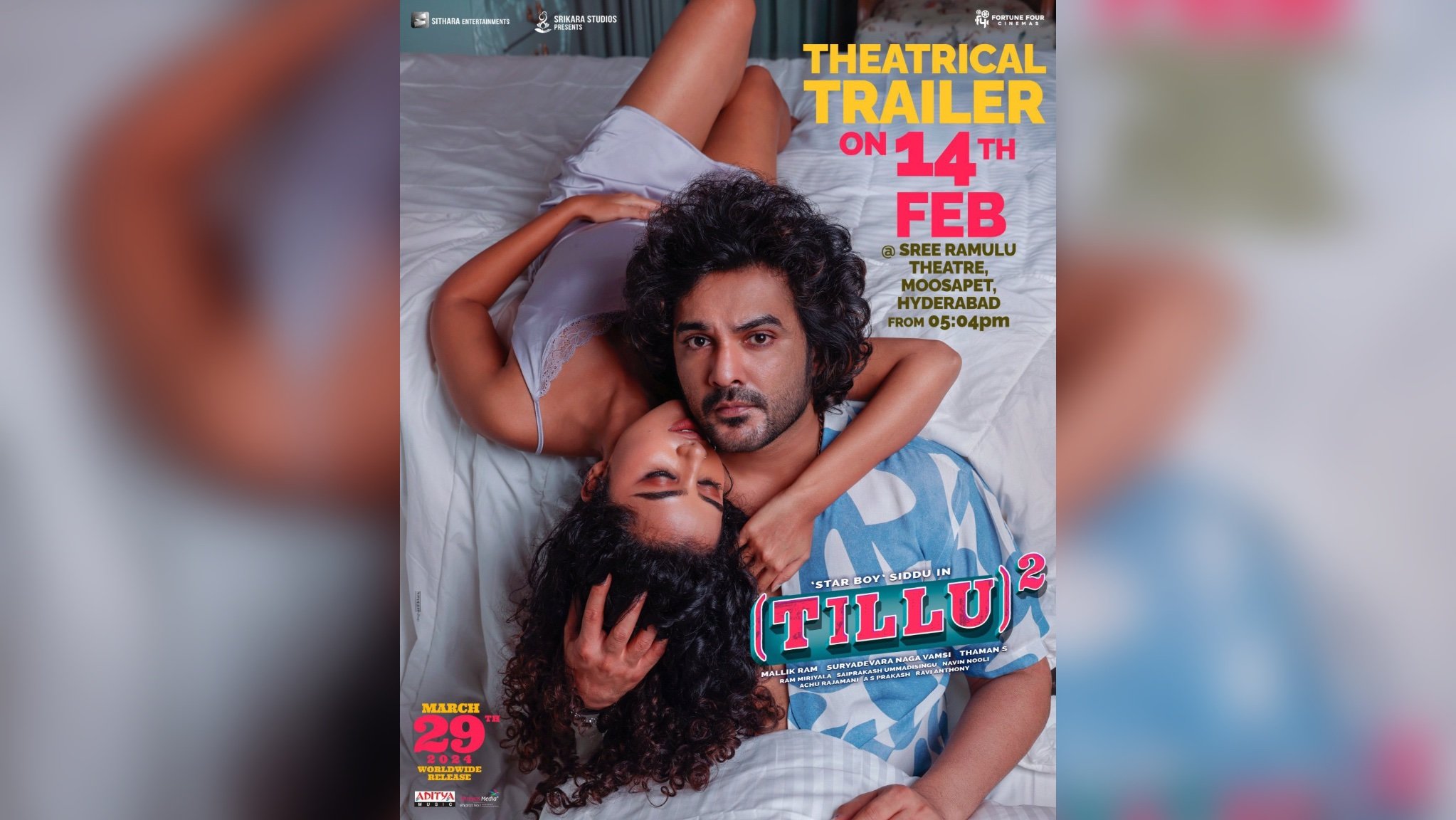Siddhu's Tillu Square: Amazing Announcement about the Trailer Launch!
