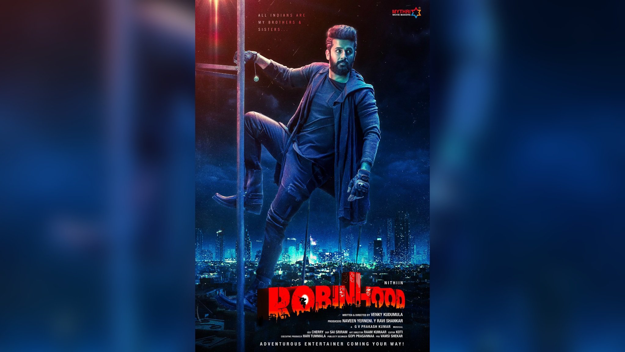 Nithiin's Robinhood kicks off its action-packed schedule in Hyderabad. Let the adventure begin!