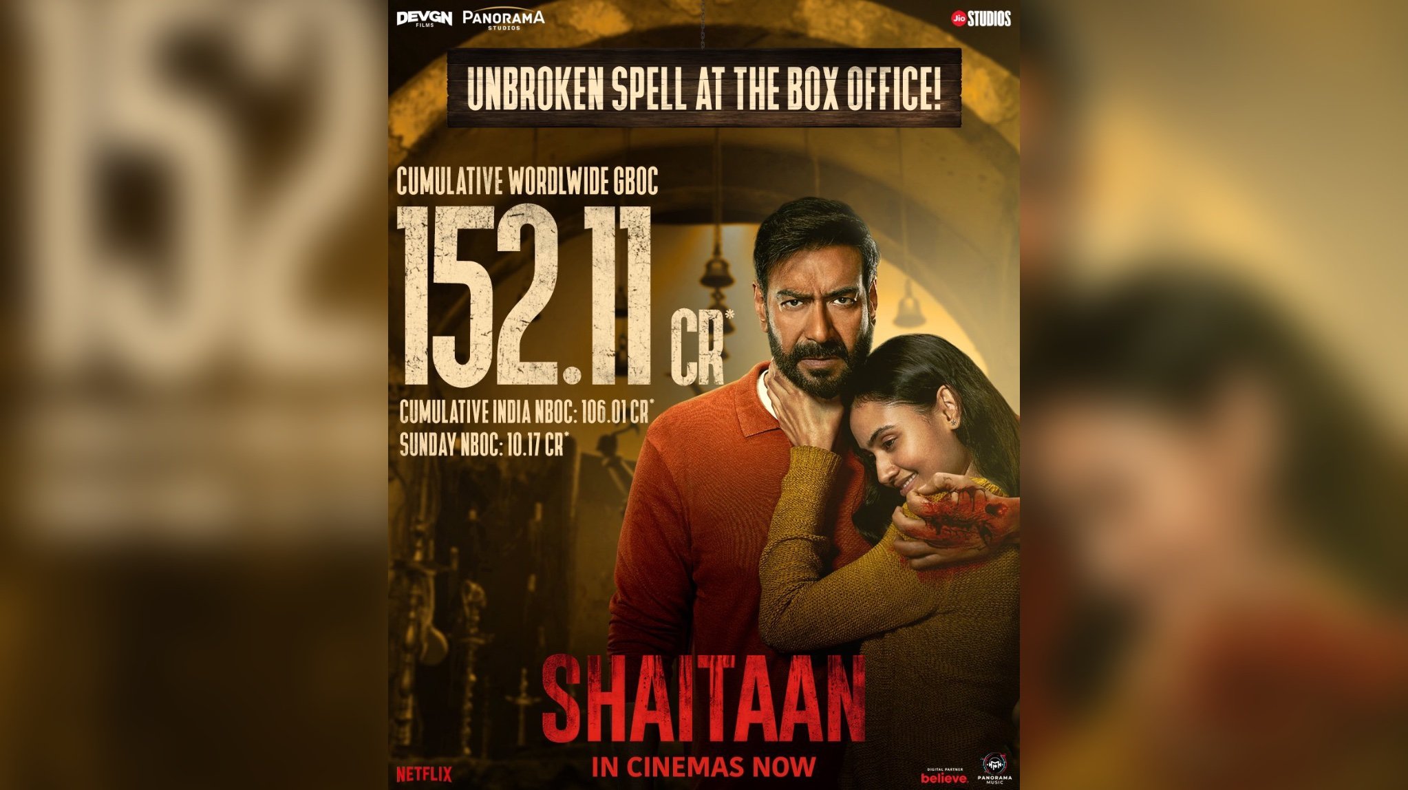Ajay Devgn Is Back In Action And Shaitaan Has Just Crossed The Impressive 100-crore Mark.