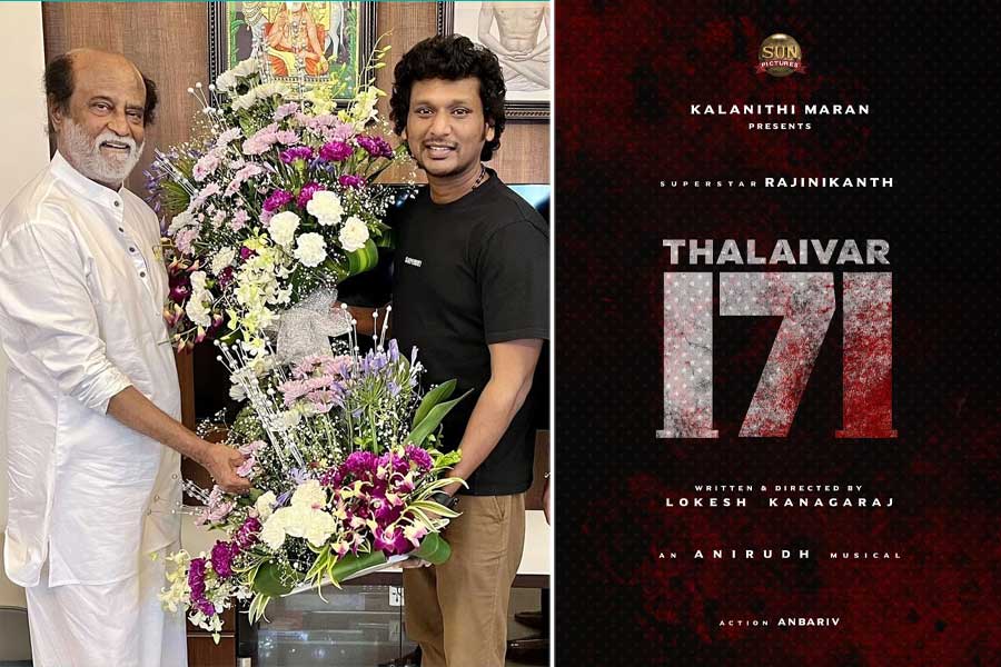 Thalaivar171, the film starring Rajinikanth and Lokesh Kanagaraj, will be revealing its title on a specific date.