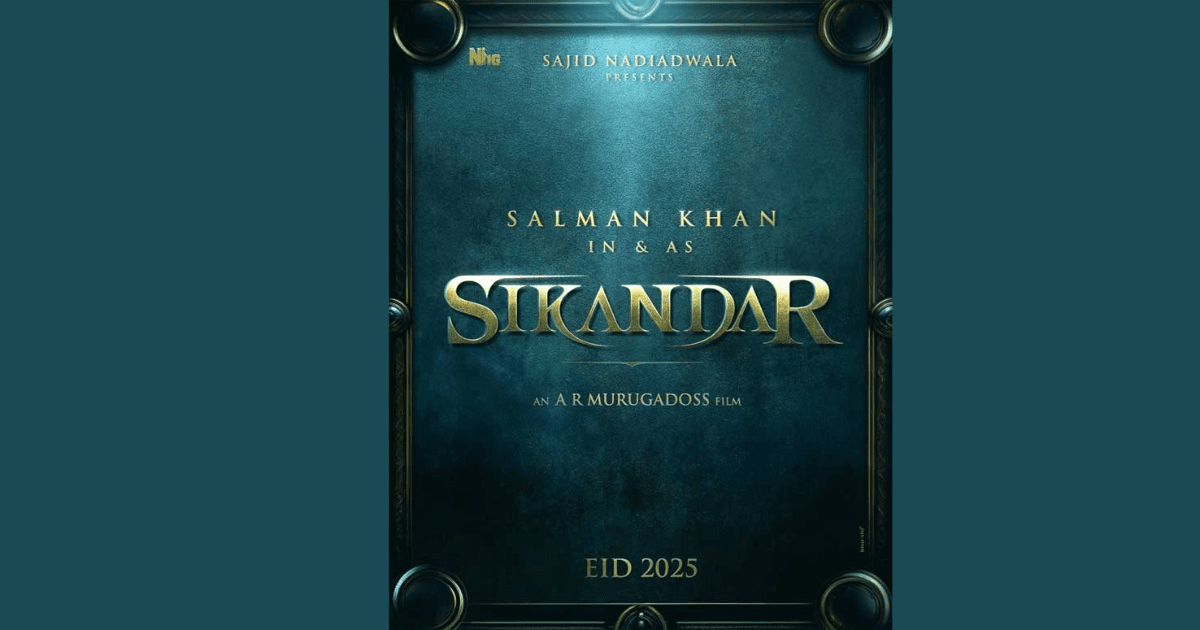 Salman Khan and Murugadoss has been named Sikandar