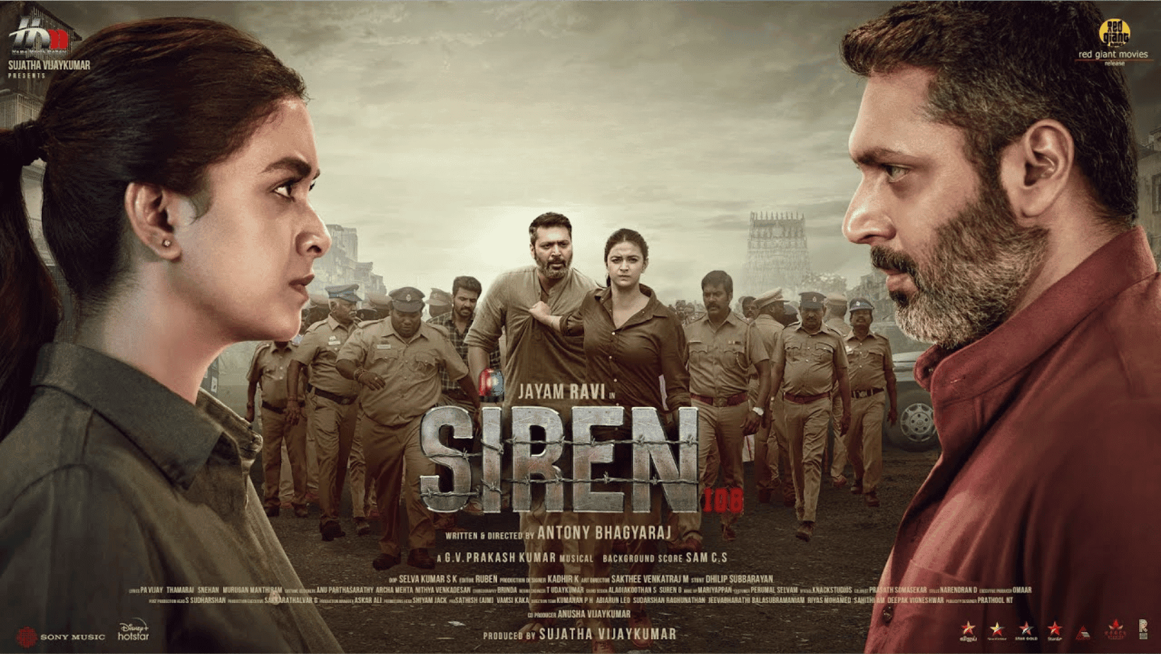 Jayam Ravi's latest film, Siren, is now streaming on OTT platforms all over India.