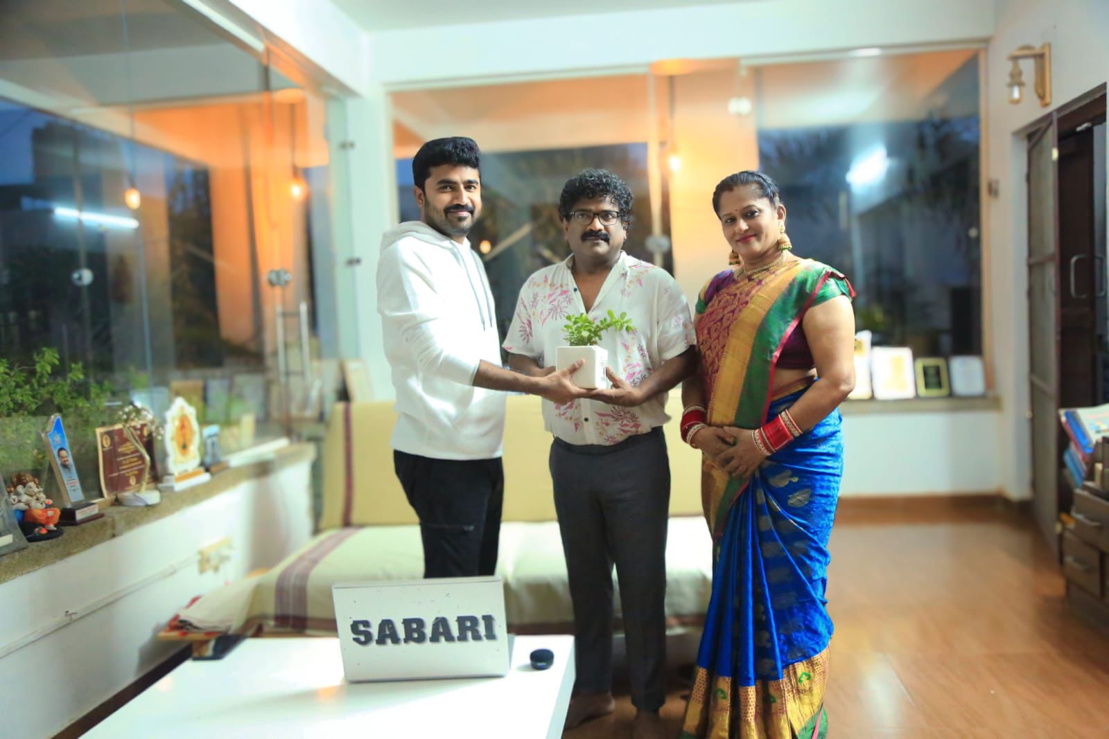 Chandrabose has just revealed Varalaxmi Sarathkumar's Sabari-Anaganaga Oka Kathala.