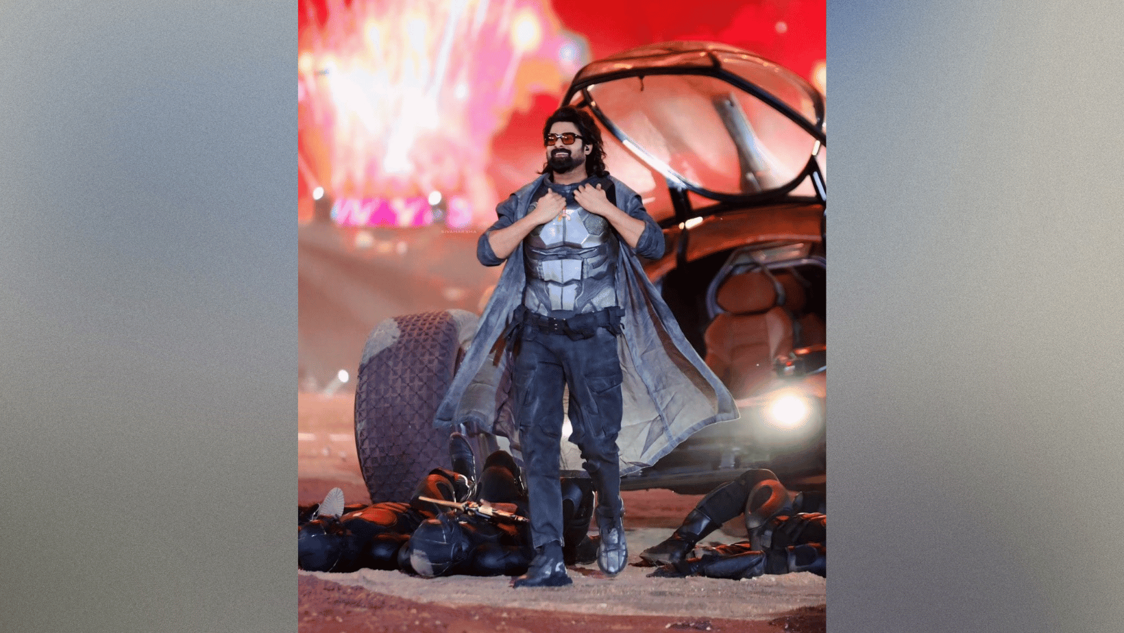 Rebel Star Prabhas is back in Hyderabad!