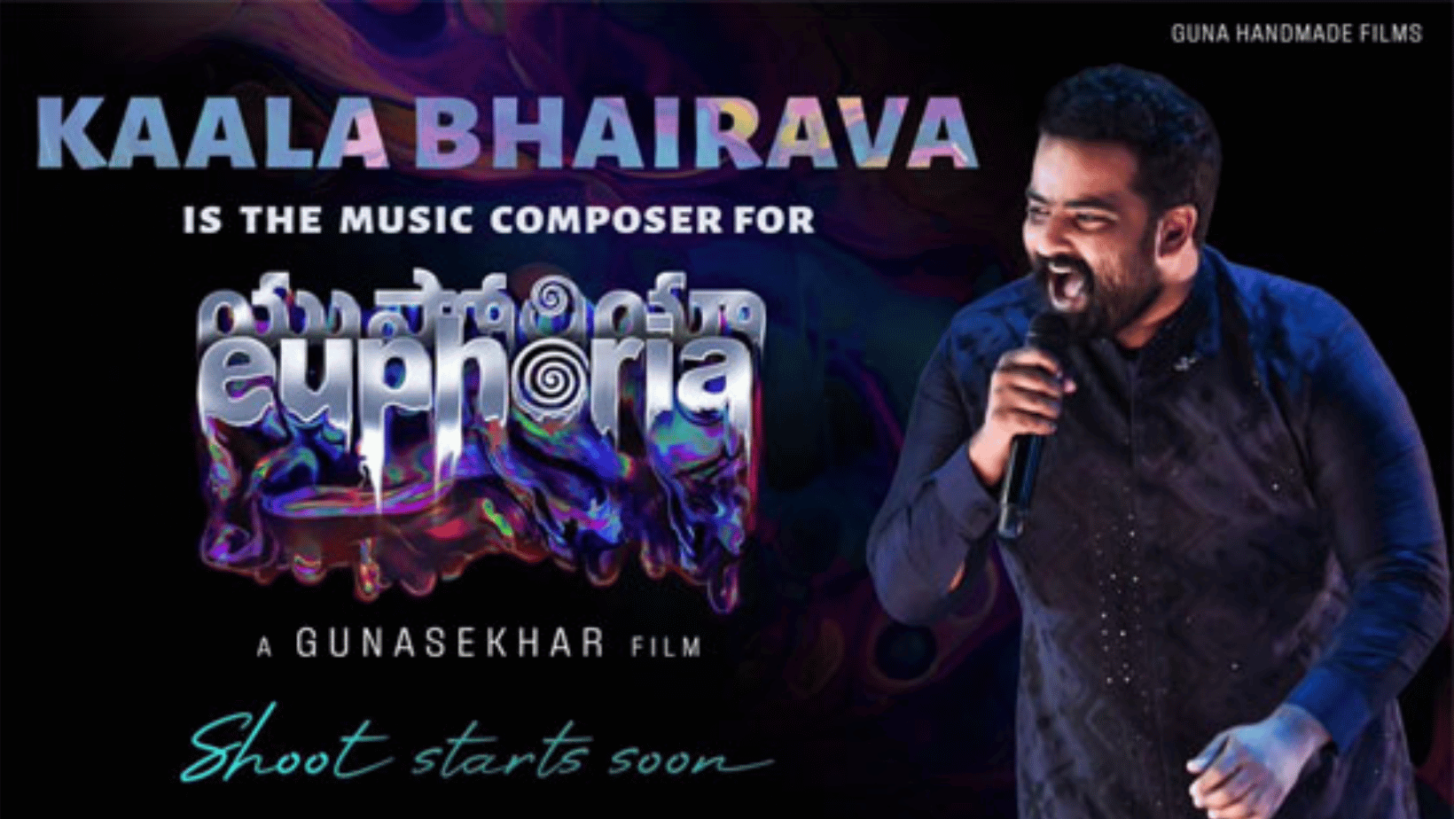 This talented music director will be composing music for Gunasekhar’s upcoming project, Euphoria.