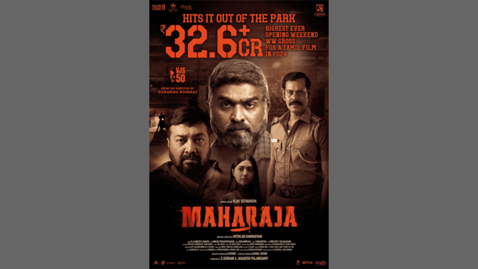 Vijay Sethupathi's film Maharaja had a huge opening weekend at the box office!