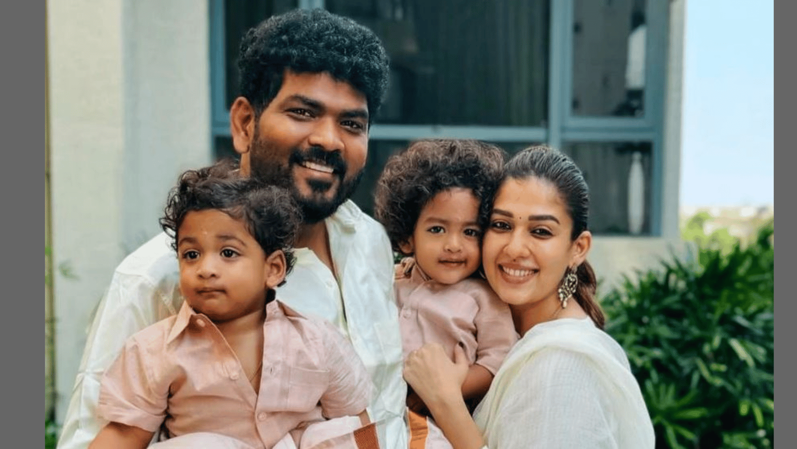 Vignesh Shivan lovingly remakes the famous Baahubali moment with his adorable children!