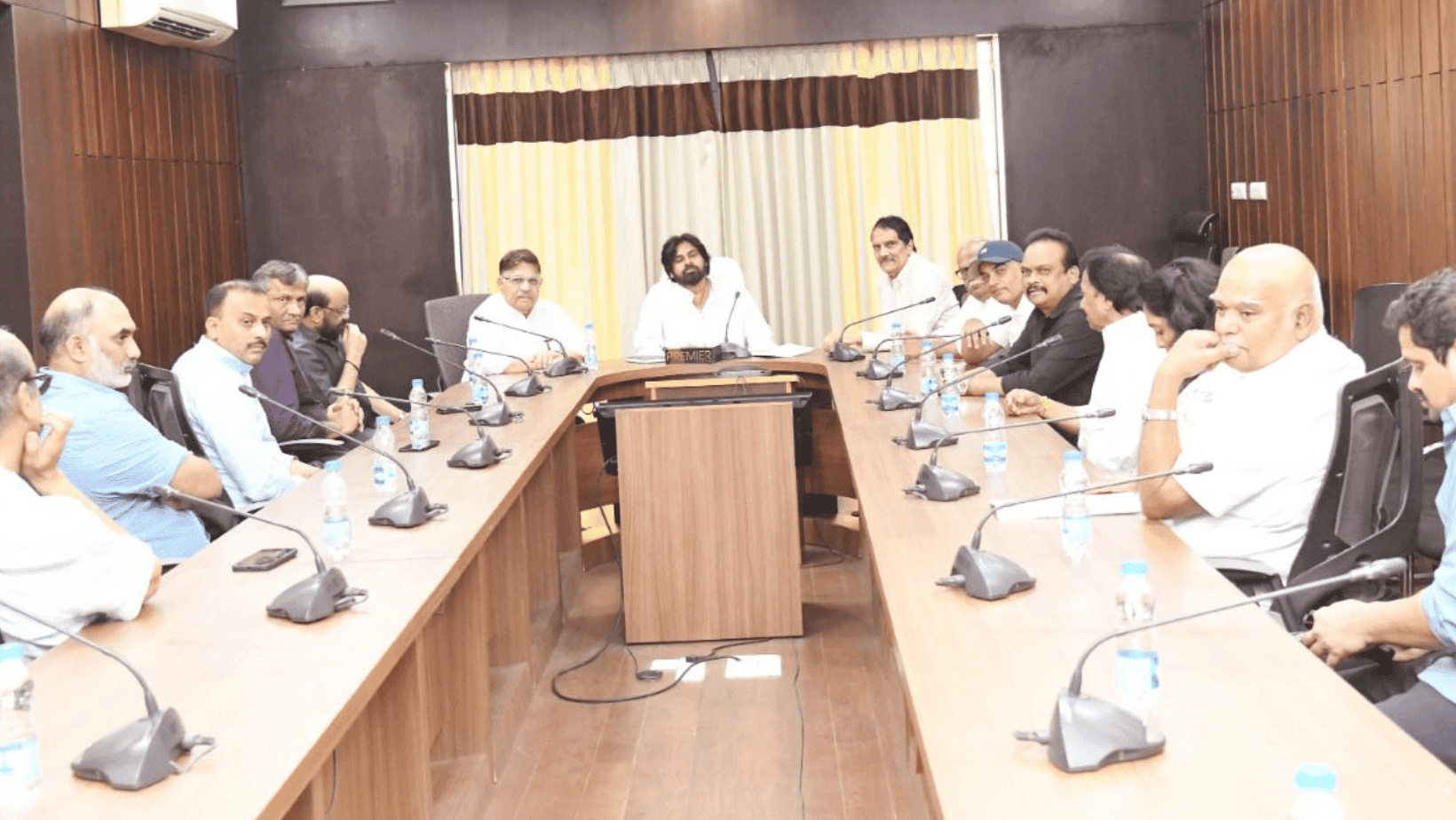 Telugu producers meeting with AP Deputy CM Pawan Kalyan