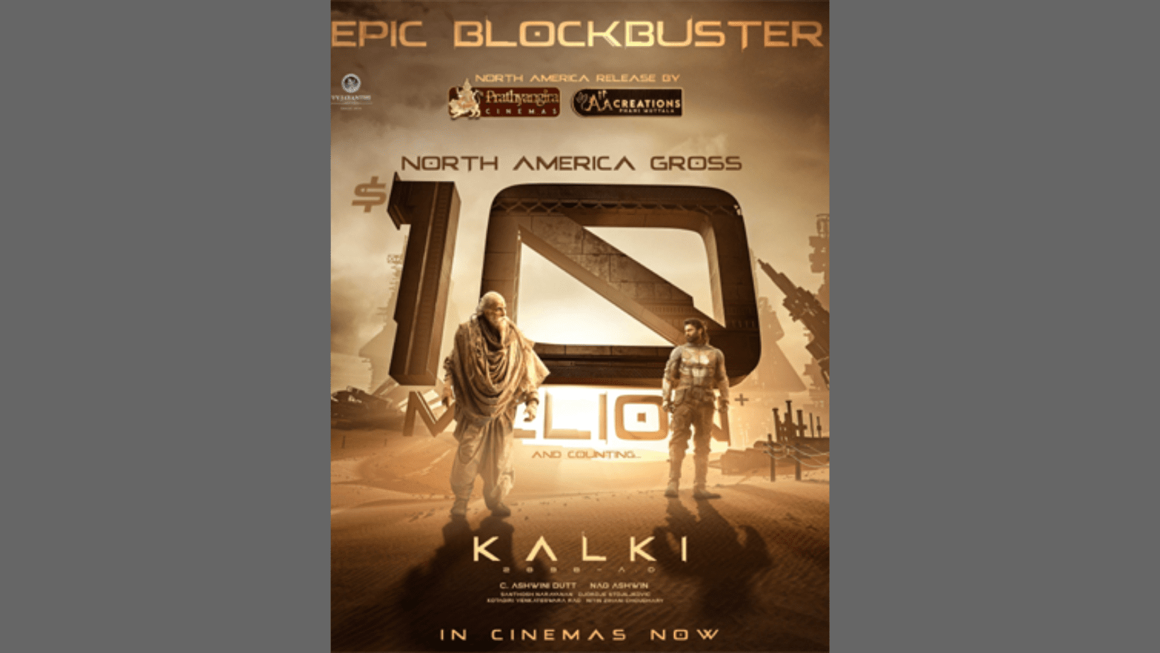 Kalki 2898 AD Has Made Its Way Into The Top 10 Highest-grossing Indian Movies In North America.