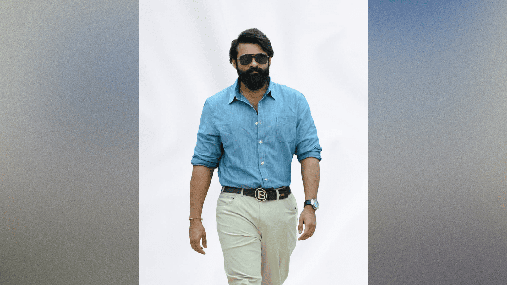 A massive set is being built for the Mega hero's upcoming blockbuster film, produced by the talented team at Hanu-Man Productions!