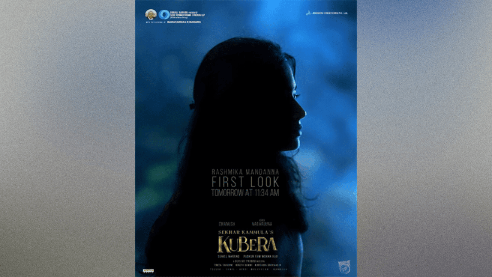 The countdown is on for the big reveal of Rashmika Mandanna's first look in the upcoming film Kubera.