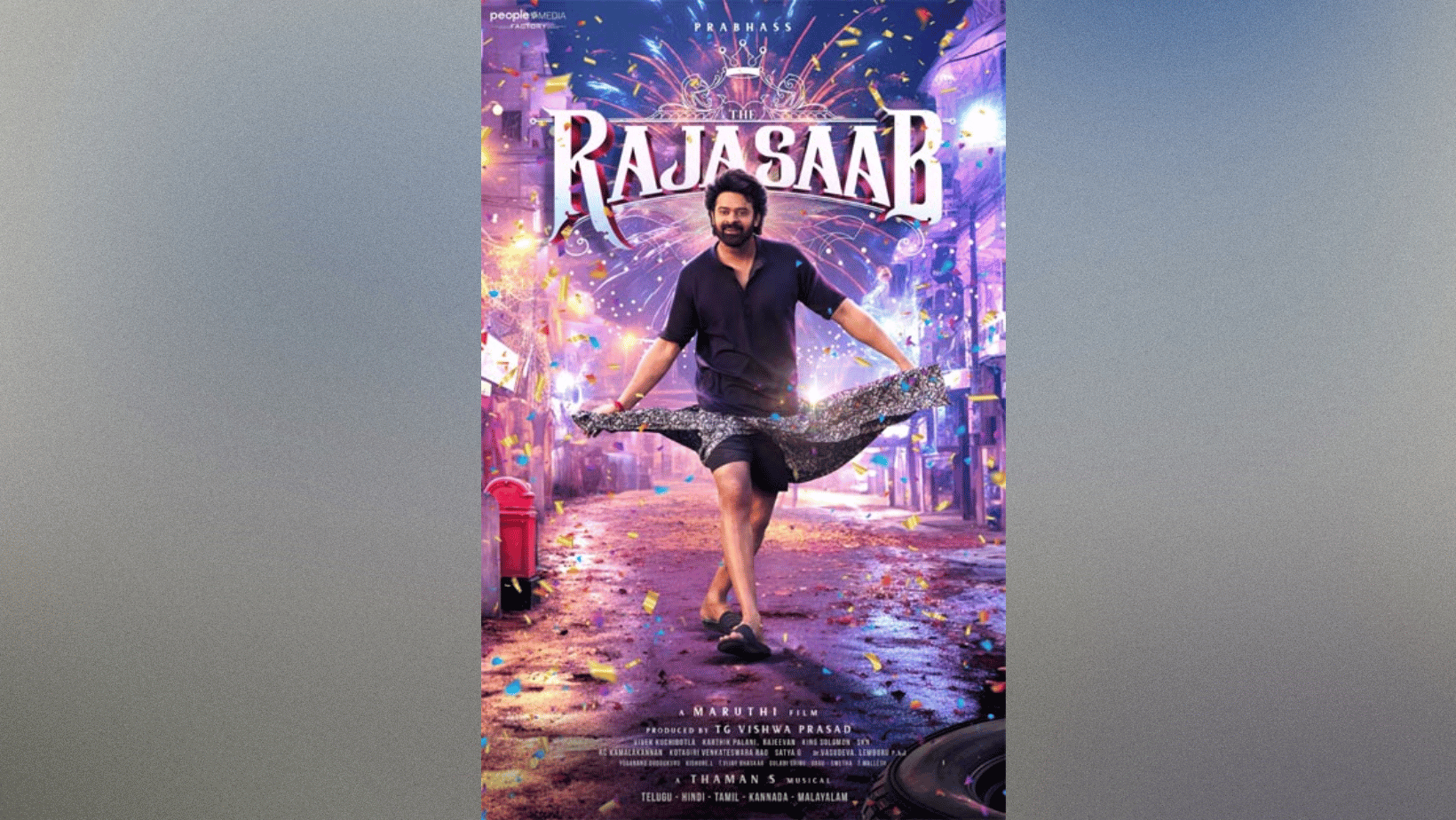 The information circulating about this part of Prabhas' The Raja Saab is not accurate. Just setting the record straight!
