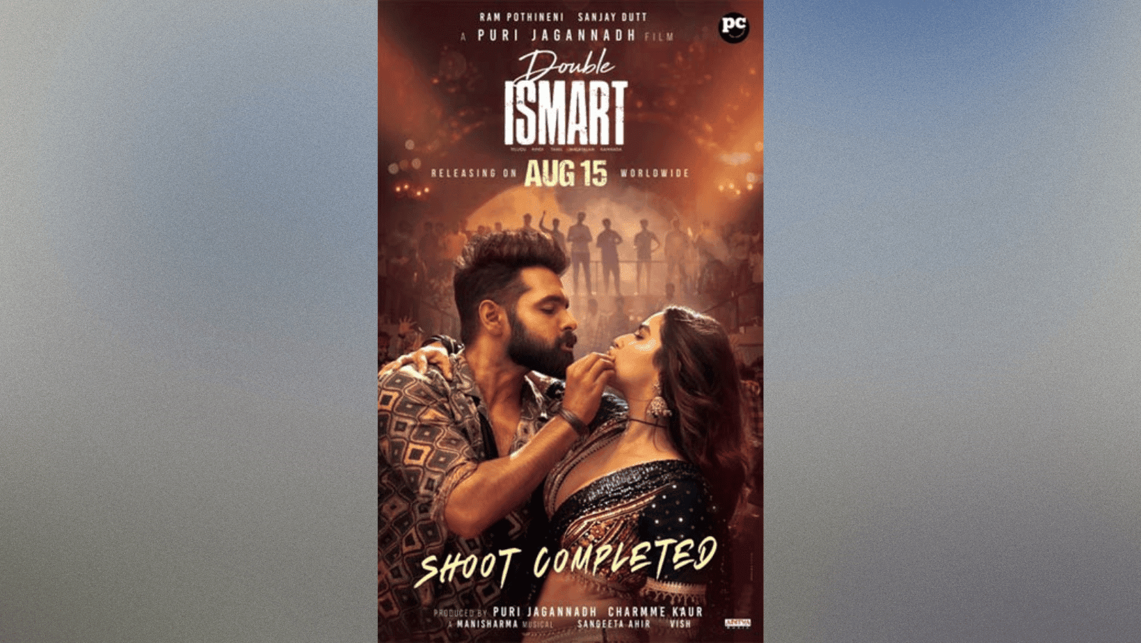 Double Ismart has completed filming!