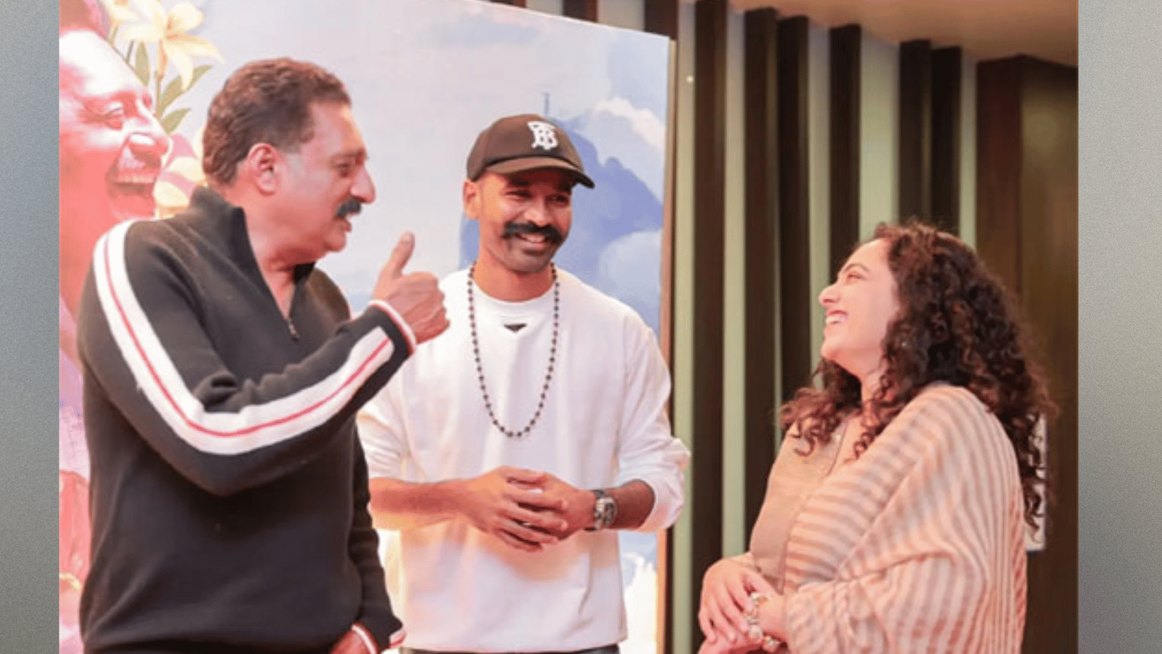 Dhanush has taken on the director's hat for a new film starring Prakash Raj and Nithya Menen.