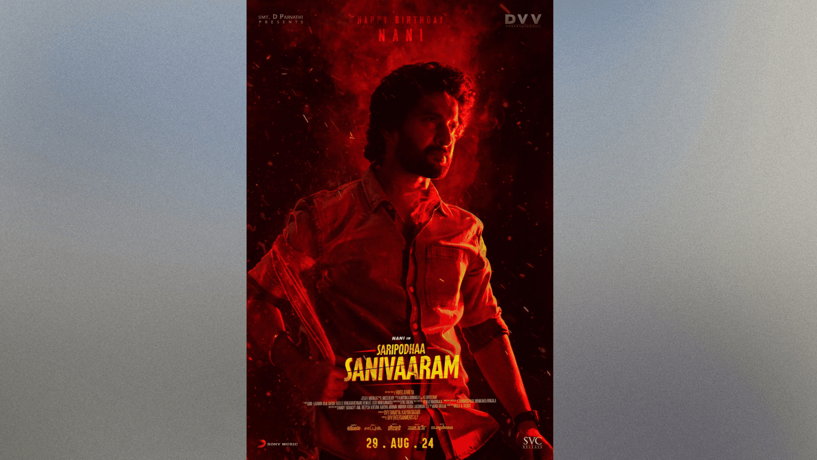 We will clear the remaining dues in theaters – Saripodhaa Sanivaaram makers