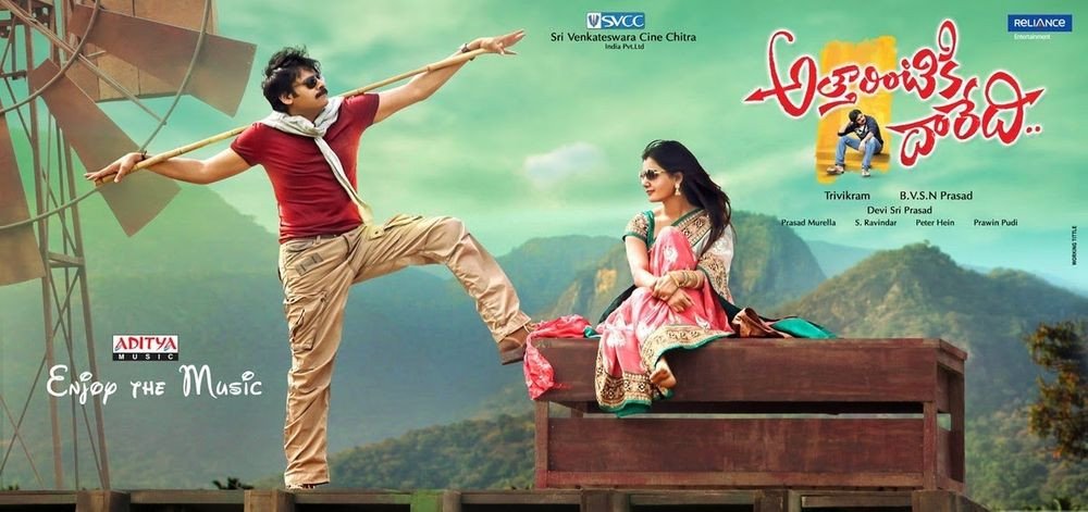 Atharintiki Daaredi backdrop