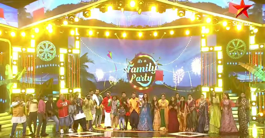 It's a family party (Star Maa Sankranthi Special 2021) backdrop