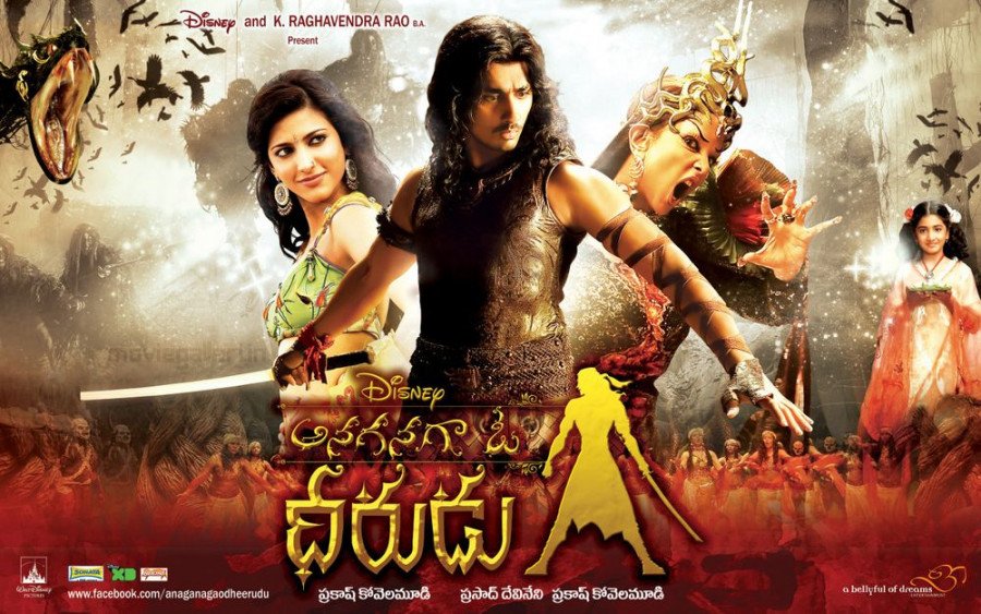 Anaganaga O Dheerudu backdrop