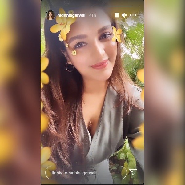 Nidhhi Agerwal Exploring The Filters On Instagram