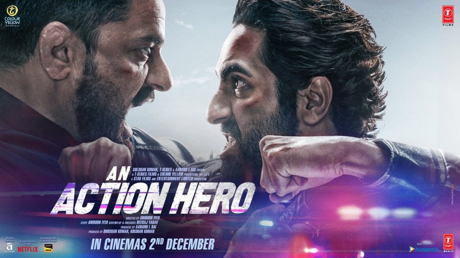 An Action Hero backdrop