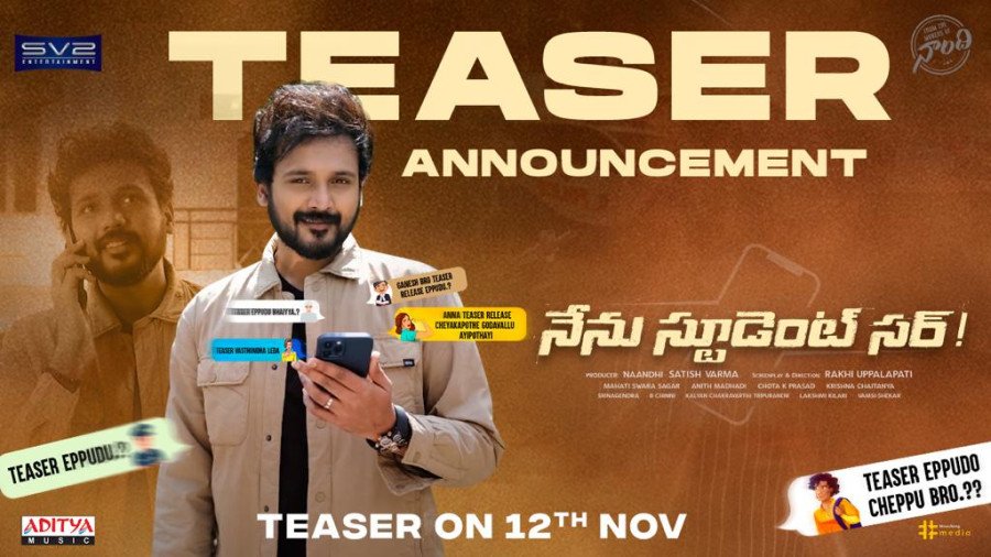 Nenu Student Sir backdrop