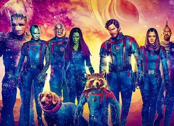 Guardians of the Galaxy Volume 3 backdrop