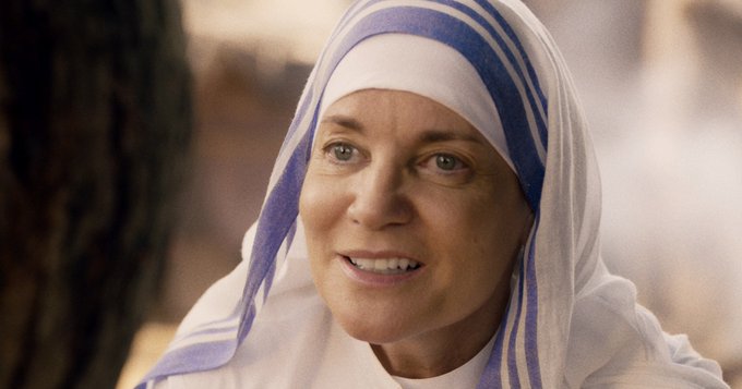 Mother Teresa & Me backdrop