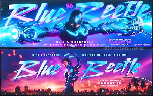 Blue Beetle backdrop