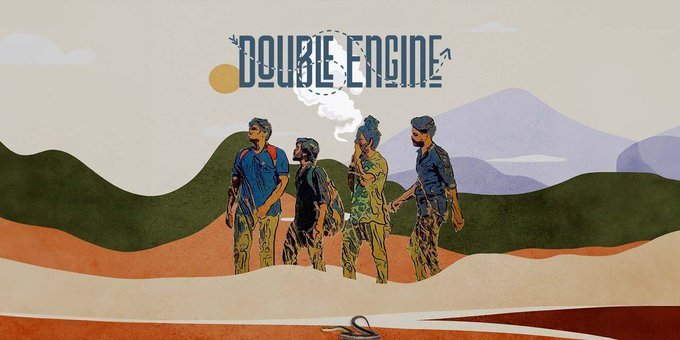 Double Engine backdrop