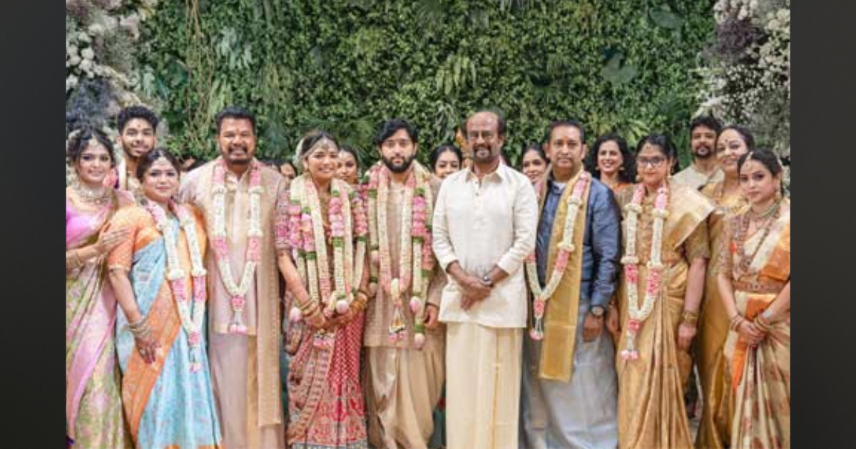 Aishwarya, Director Shankar's older daughter, has her wedding photos trending online!