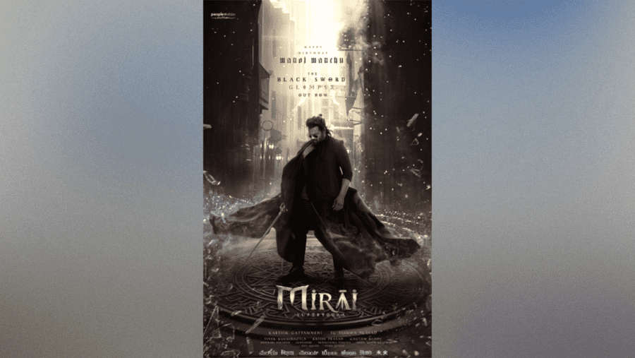 Manchu Manoj shines as The Black Sword in the powerful trailer for Mirai.