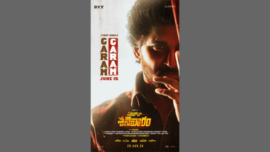 Nani drops a major update on Saripodhaa Sanivaaram's debut single!